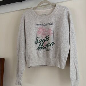 abercrombie soft a & f graphic sweatshirt